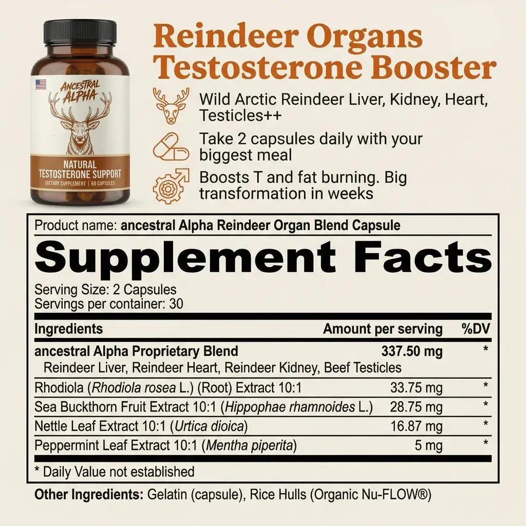Ancestral Alpha™ - Deer Testosterone Support